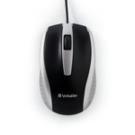 99741 Verbatim Verbatim Wired Optical Bravo Mouse - Silver