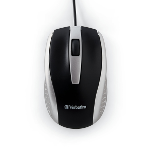 99741 Verbatim Verbatim Wired Optical Bravo Mouse - Silver