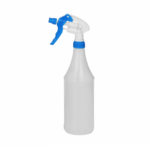 3568 Globe Commercial Products 32oz Sprayer Set - Blue 9.25"