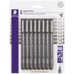 308-9SBK8 STAEDTLER Pigment Liner (005; 01; 02; 03; 05; 08;
