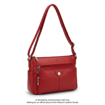 HBP1078-RED Mancini Leather Goods HBP1078-RED