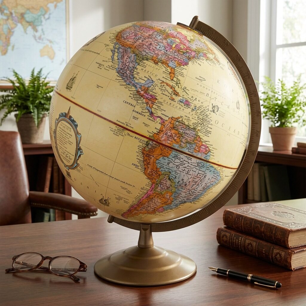 31513 Replogle Globes Globemaster 12"/30Cm Diameter Antique