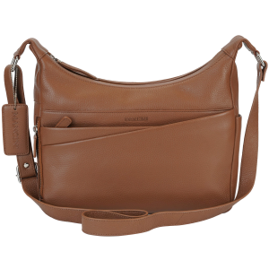 HBP1081-CAMEL Mancini Leather Goods June Crossbody Handbag
