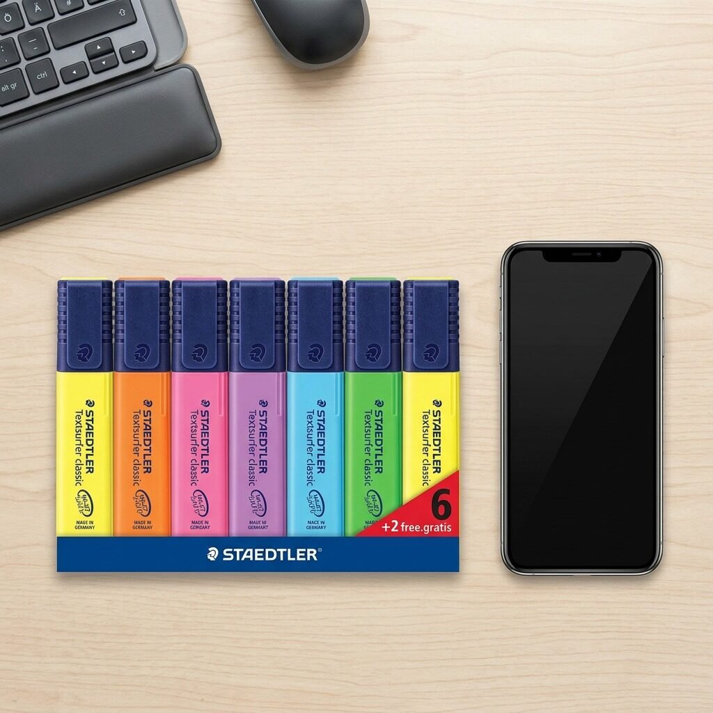 364-A-WP8-03 STAEDTLER Highlighter Textsurfer promo 6+2
