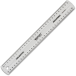 38258 Acme United Limited 30cm Clear Non-Shatter Ruler / R?