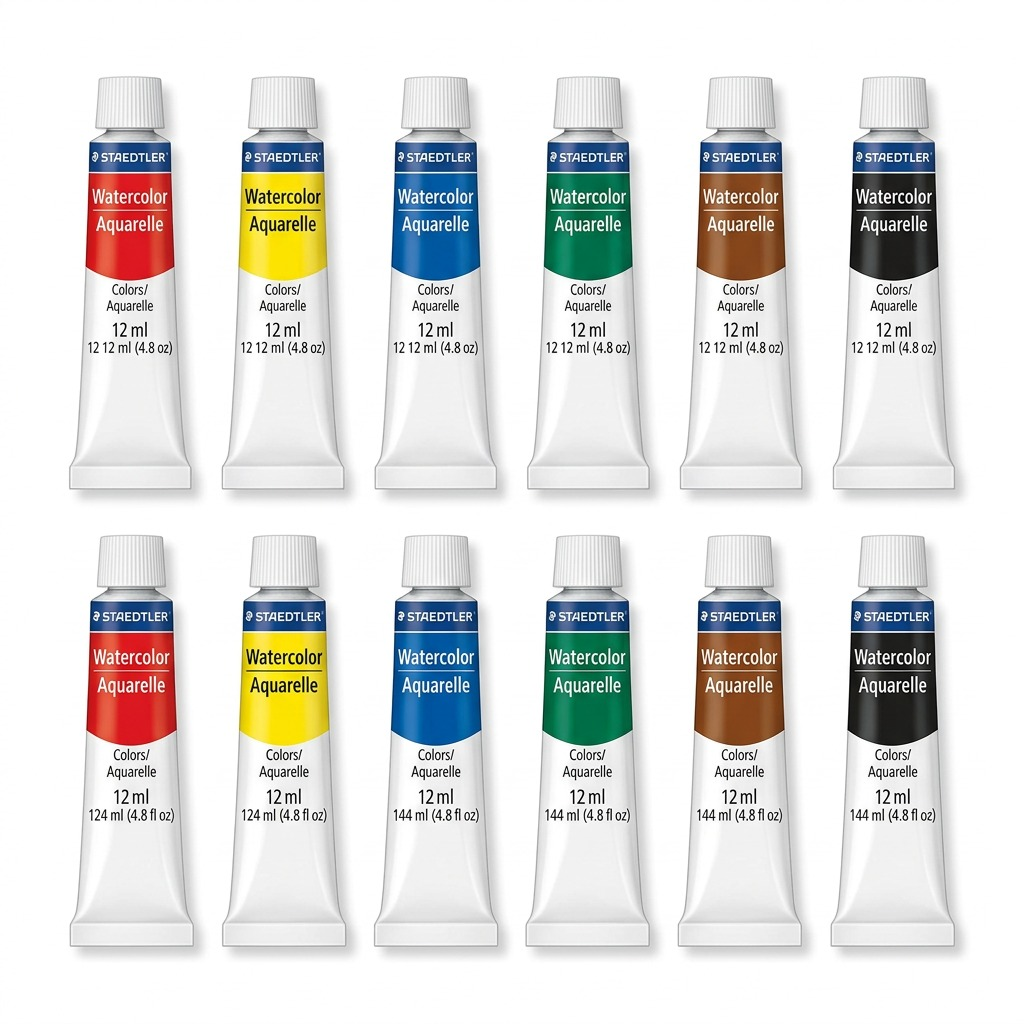 8880-C12-02 STAEDTLER-Mars Limited WTRCOLOUR PAINT 12ml AST