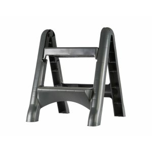 5251 Globe Commercial Products Folding Step Stool - 2 Step