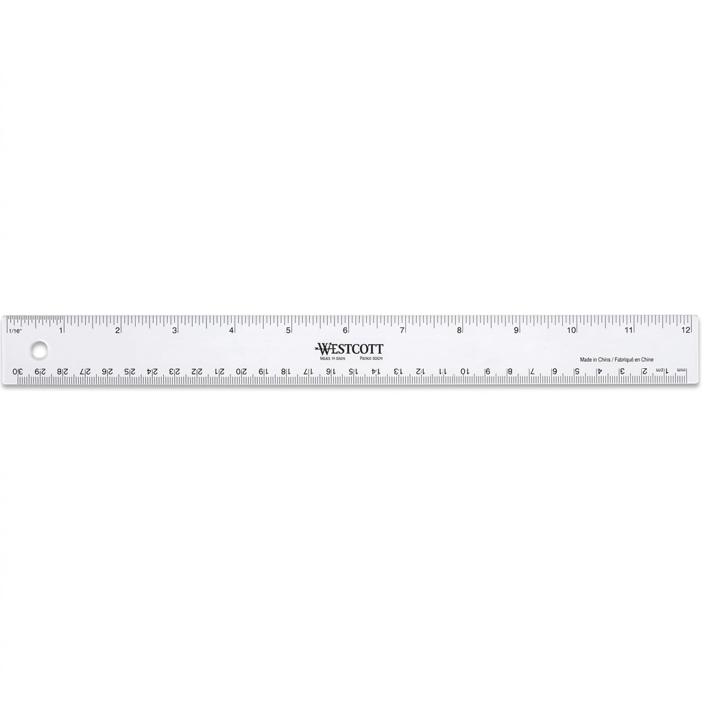 40812 Acme United Limited 30cm/12? ? 1/16? & mm Scales / 30
