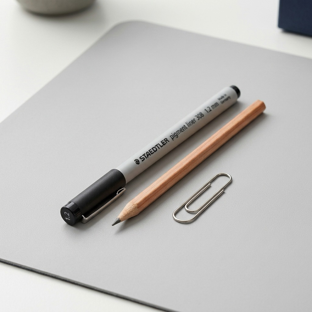 308-12-9M STAEDTLER Fineliner pigment liner 1.2 mm black