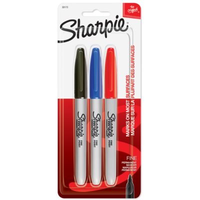 30173PP Sharpie Sharpie Fine 3 Clr Set Carded