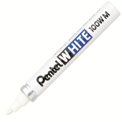 X100W-M Pentel Stationery of Canada Ltd. White Permanent Mar