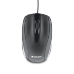 70733 Verbatim Verbatim Corded Optical Mouse - Black