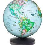12535 Replogle Globes ROTATING GLOBE Illuminated with AR Blu