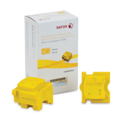 108R00992 Xerox Colorqube Ink Yellow, Colorqube 8700 (2 Stic —