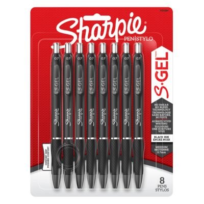 2105284 Sharpie SHARPIE GEL 0.7MM 8CT BLACK