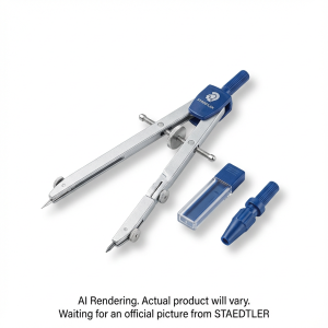 550-62-A6 STAEDTLER Compass set, metal