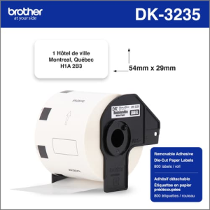 DK3235 Brother Brother DK3235 Removable Paper Labels