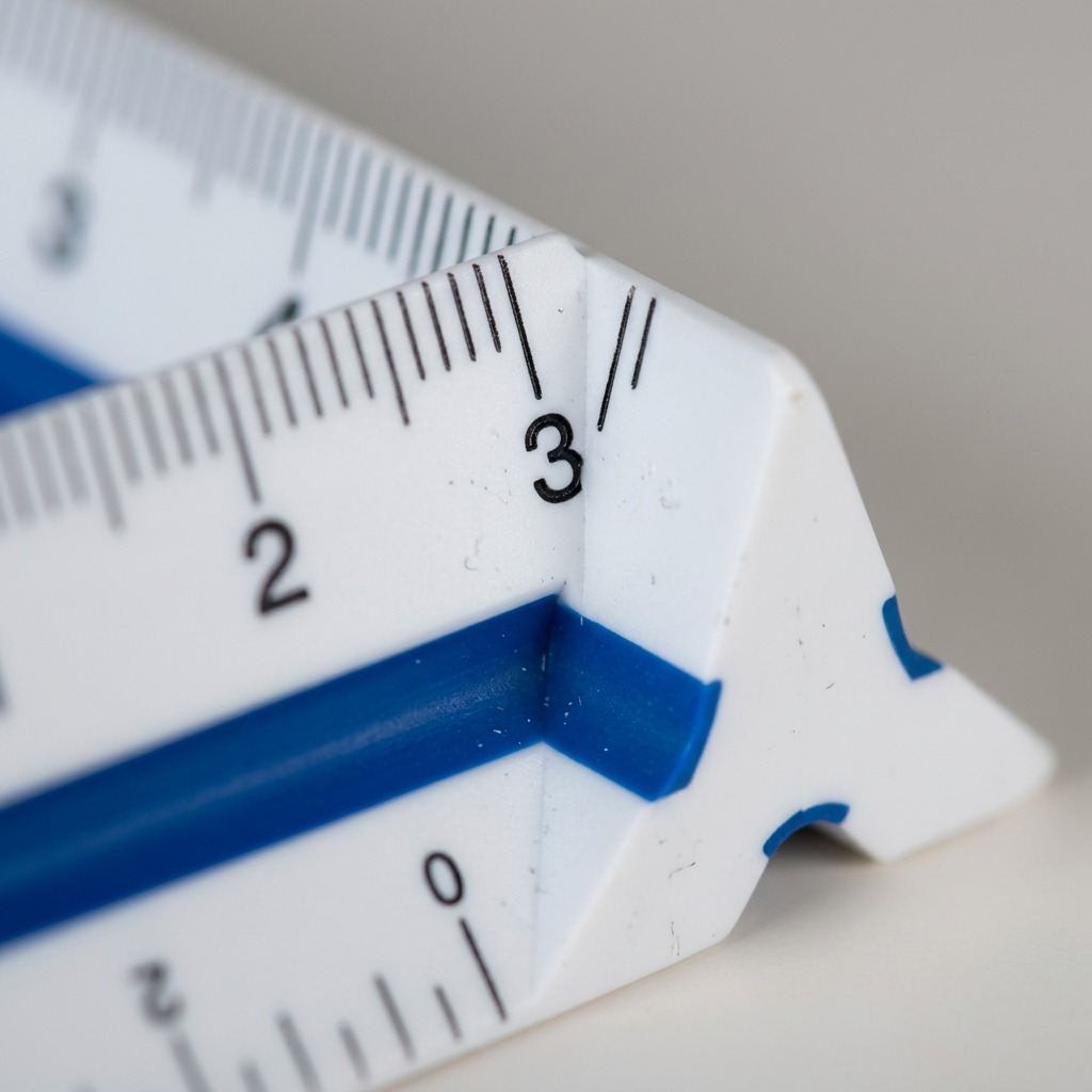 98719-31BK STAEDTLER -Mars Limited Scale triangular plastic