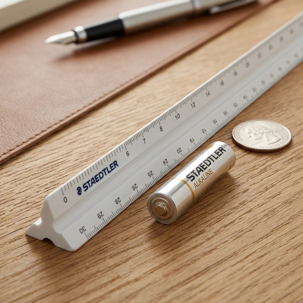 98719-31BK STAEDTLER -Mars Limited Scale triangular plastic