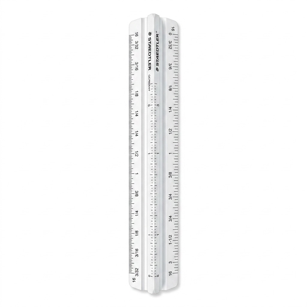 98719-31BK STAEDTLER -Mars Limited Scale triangular plastic