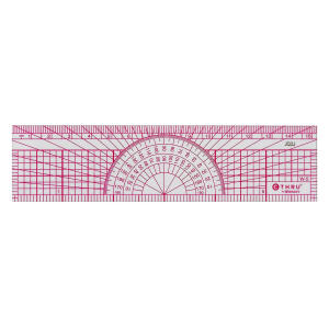 W-5 Acme United Limited 8ths/16ths Graph Protractor Ruler 15