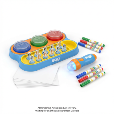 75-2469 Crayola Canada CW Magic Light?Up Stamper, Bluey