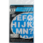 15845 Acme United Limited Helvetica Bold Stencil 3/4? and 1?