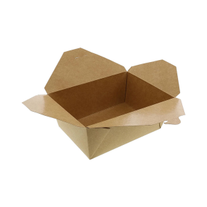 6063 Globe Commercial Products Kraft Take Out Food Container