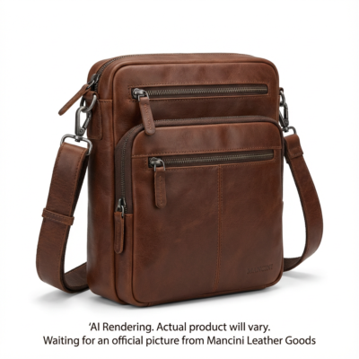 1410-06-BROWN Mancini Leather Goods Mancini Brand