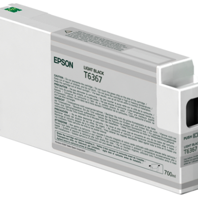T636700 Epson Ultrachrome Hdr Light Black INK, 700ML, Stylus