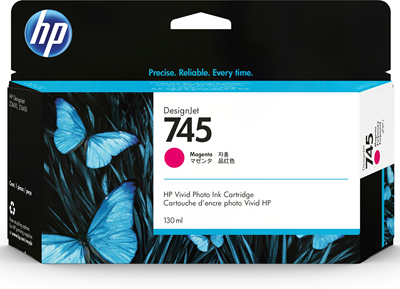 F9J95A Hp #745 130ML Magenta Ink Cartridge