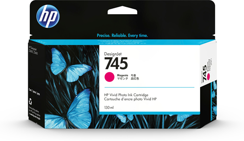 F9J95A Hp #745 130ML Magenta Ink Cartridge