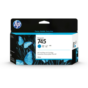 F9J97A Hp #745 130ML Cyan Ink Cartridge