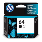 N9J90AN#140 Hp #64 Black Ink For Envy Photo 6255/7155/7855 S