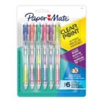 2221453 Paper Mate Paper Mate Clearpoint Color Block Packs 6