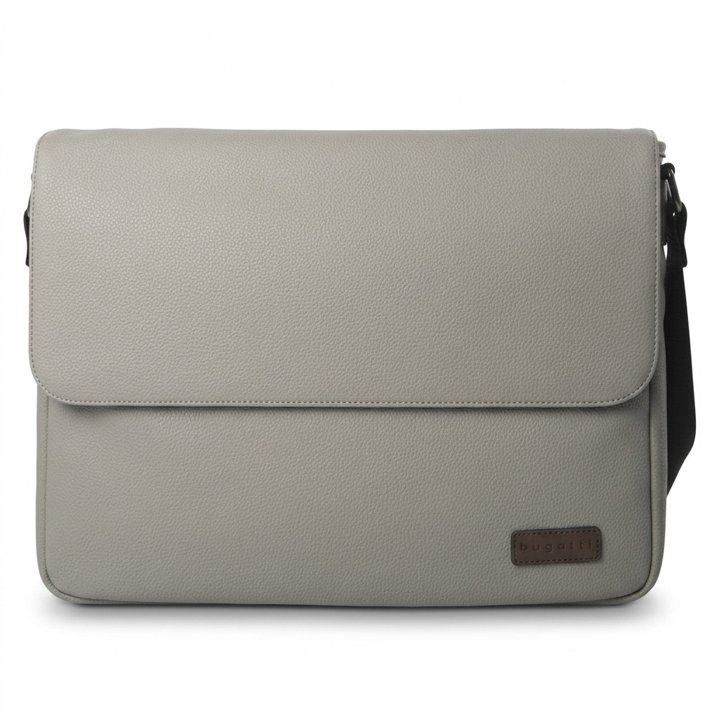 MSG2162BU-GREY Bugatti 14.1" CONTRAST Messenger bag