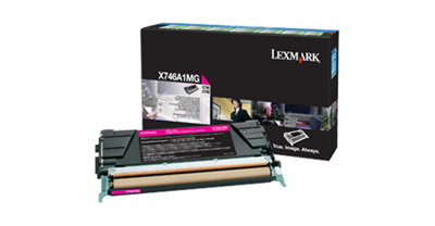 X746A1MG Lexmark X746, X748 Magenta Return Pgm Toner 7K