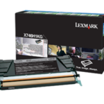 X746H1KG Lexmark X746, X748 Black High Yield Return Pgm 12K