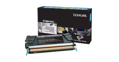 X746H1KG Lexmark X746, X748 Black High Yield Return Pgm 12K