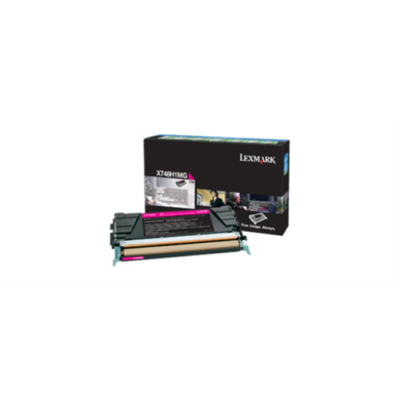 X748H1MG Lexmark X748 Magenta High Yield RET. Pgm Toner 10K
