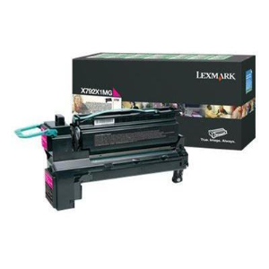 X792X1MG Lexmark X792 Magenta Extra High Yield Return Progra