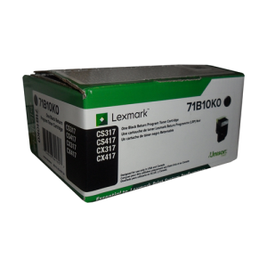 71B10K0 Lexmark CS/X317/417/517 Black Ret Program Toner 3K