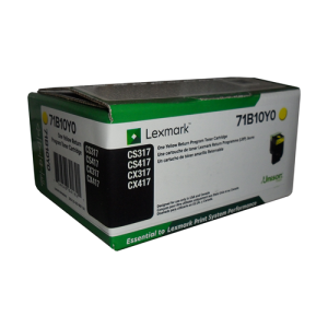 71B10Y0 Lexmark CS/X317/417/517 Yellow Ret Prog Toner 2.3K