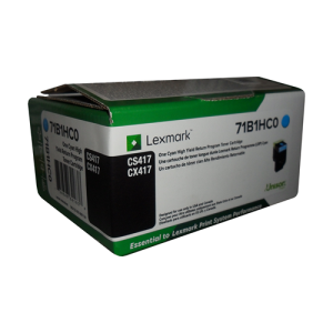 71B1HC0 Lexmark CS/X417/517 Cyan Hy Ret Program Toner 3.5K
