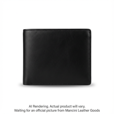 52152-BLACK Mancini Leather Goods Mancini Brand