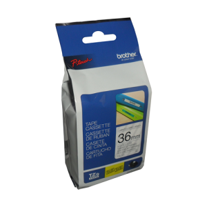 TZe161 (TZ161) PTOUCH TAPE 36MM BLACK ON CLEAR