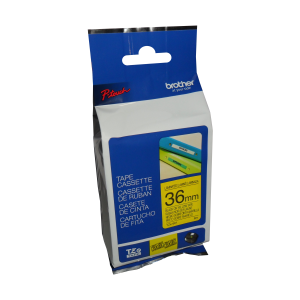 TZe661 (TZ661) PTOUCH TAPE 36MM BLACK ON YELLOW