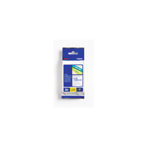 TZE243 BLUE/WHITE Tape (18MM) / Ruban BLEU/BLANC (18MM)