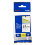 TZES251 Black On WHITE, 24MM Laminated Strong Adhesive Ind