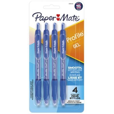 2095448 Paper Mate PM PROFILE GEL 0.7MM 4CD BLU